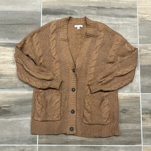 American Eagle Cardigan Button Sweater - Size XS - Brown/Camel color